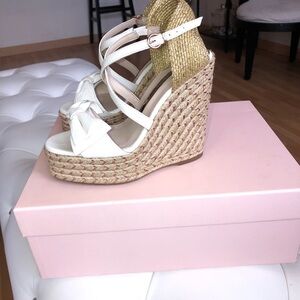 Sophia Webster Bonnie Wedge Size 37.5 Worn Once Like New Perfect condition!